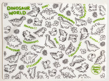 Load image into Gallery viewer, Colouring Placemat : Dinosaur World (Single Mat only)