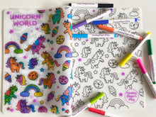 Load image into Gallery viewer, Colouring Placemat : Unicorn World (Single Mat only)